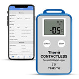 TE-B3 TH Wireless Temperature Humidity Data Logger with LCD Display, ±0.3℃ Accuracy, Auto PDF CSV Report, Compare Multi-Devices Data