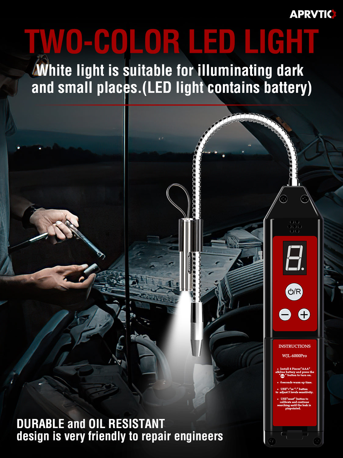 Aprvtio WJL-6000 PRO LIGHT TWO-COLOR LED LIGGHT