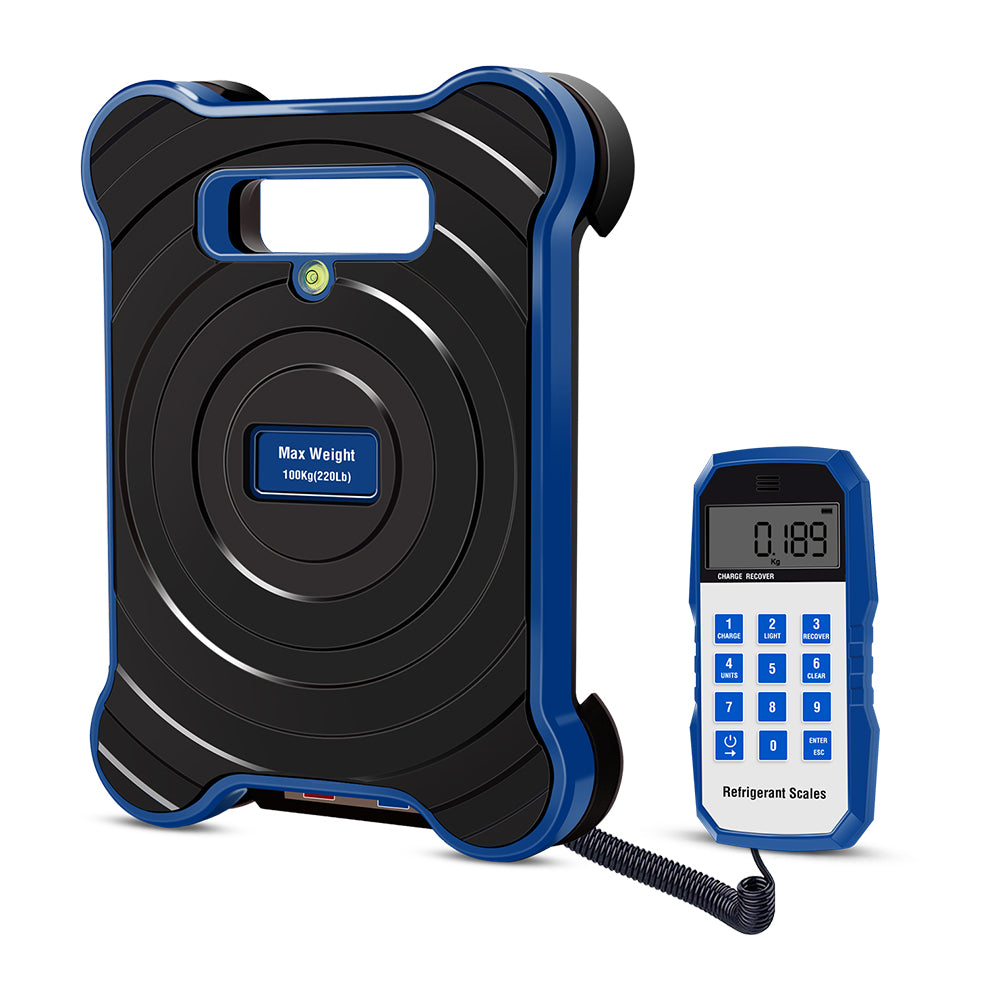 Aprvtio AHTS-100S HVAC Repair Tool Set with Digital Manifold, K-type Thermometer, Refrigerant Leak Detector, Recovery Machine, Dual Stage 4.5CFM Vacuum Pump, Refrigerant Scale with Bubble Level (Pre-order)