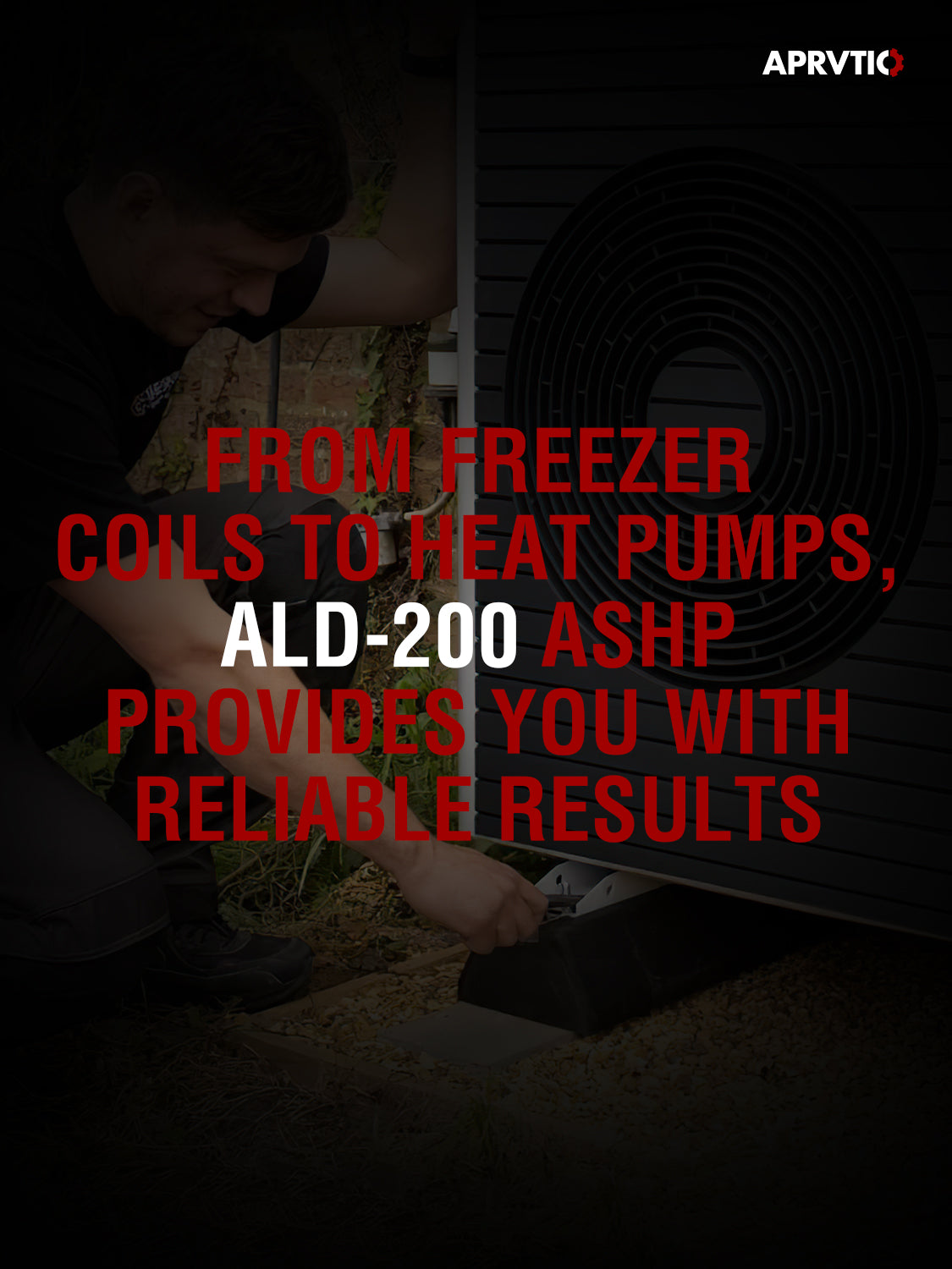 Aprvtio ALD-200 HP Refrigerant Leak Detector for Air Source Heat Pumps