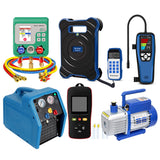 Aprvtio AHTS-100S HVAC Repair Tool Set with Digital Manifold, K-type Thermometer, Refrigerant Leak Detector, Recovery Machine, Dual Stage 4.5CFM Vacuum Pump, Refrigerant Scale with Bubble Level (Pre-order)