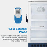 TE-03 ETH Digital Temperature And Humidity Data Logger With Probes  -40℃ ~85℃  0%~100%RH Audio Alarm