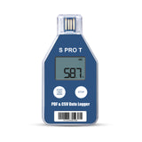 Spro-T 10PCS Single-use Temperature Recorder Data Logger PDF and CSV Report