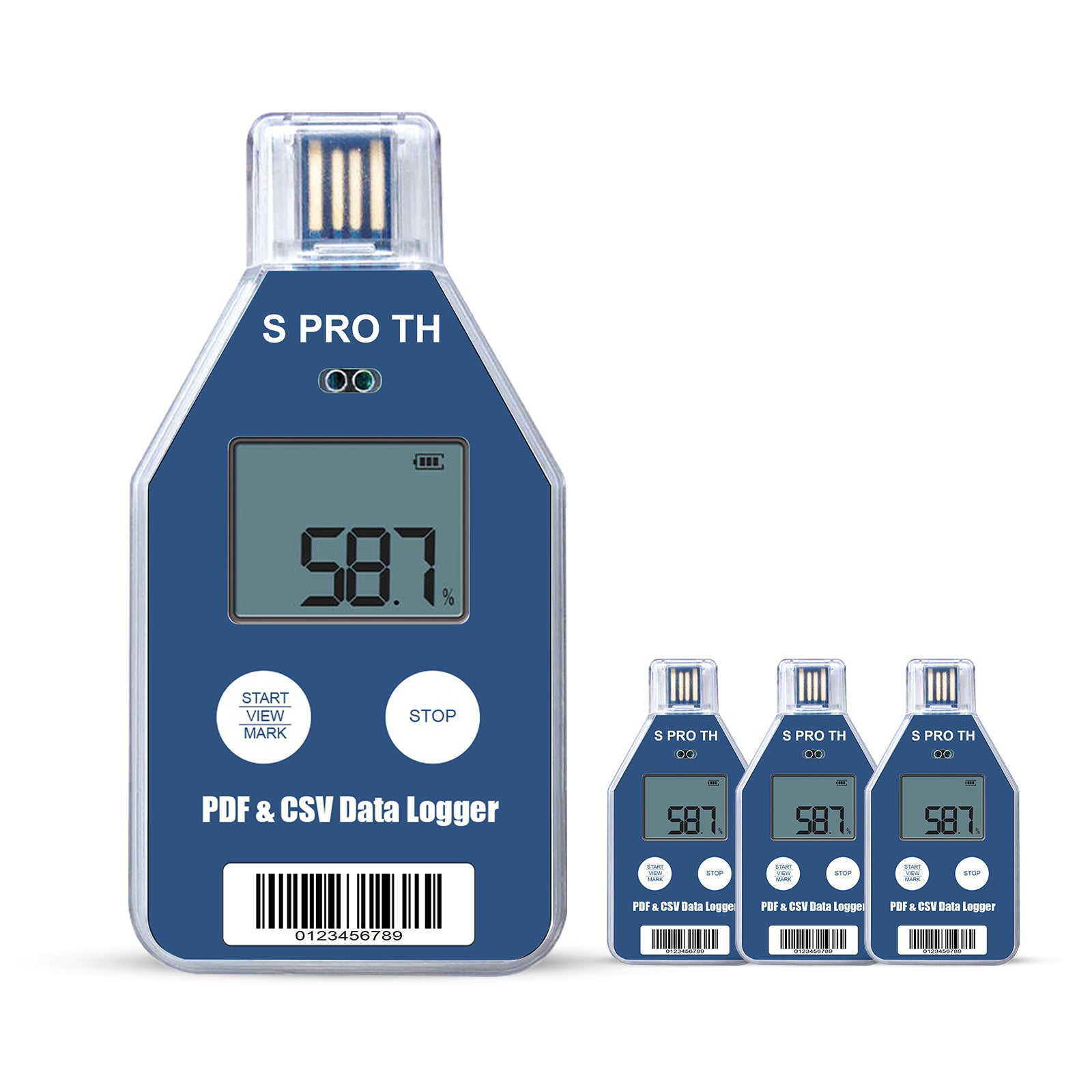 Spro-TH Single Use Temperature And Humidity Data Logger with LCD display, Contact us for Quote