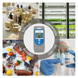 Aprvtio TE-02 50PCS Temperature Data logger Reusable with Auto PDF Report -30°C ~+60°C