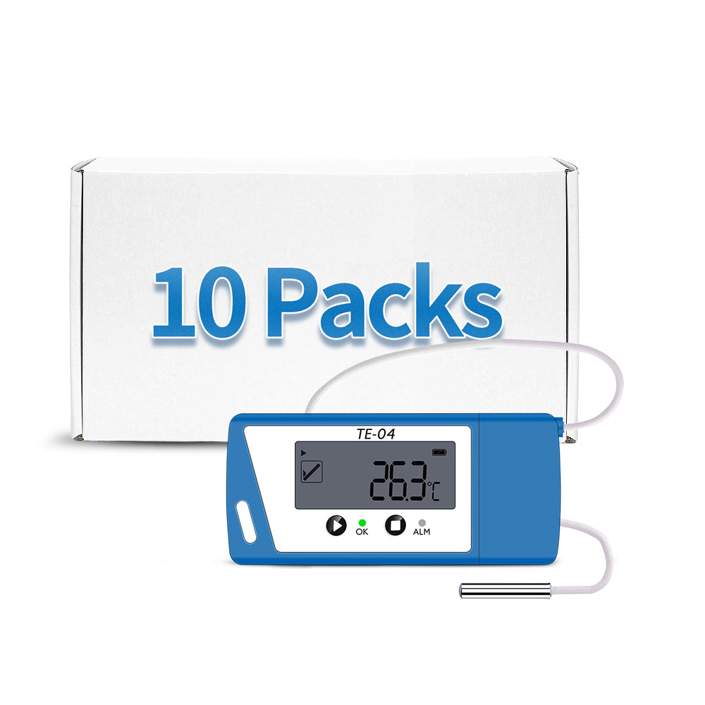 TE-04 Probe CSV&PDF USB Reusable Temperature Data Logger External Probe -22℉~158℉ Pre-order