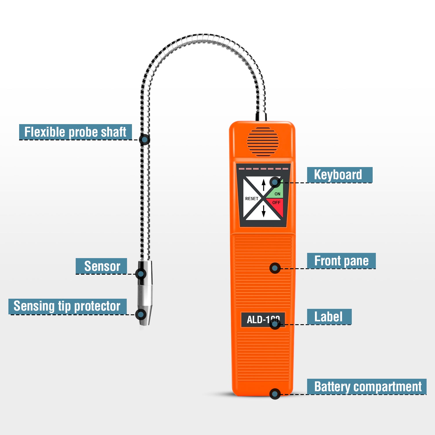 Aprvtio ALD100 refrigerant leak detector
