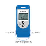 TE-02 PRO Waterproof Temperature Data Logger PDF CSV Report Easy-use 10 PCS