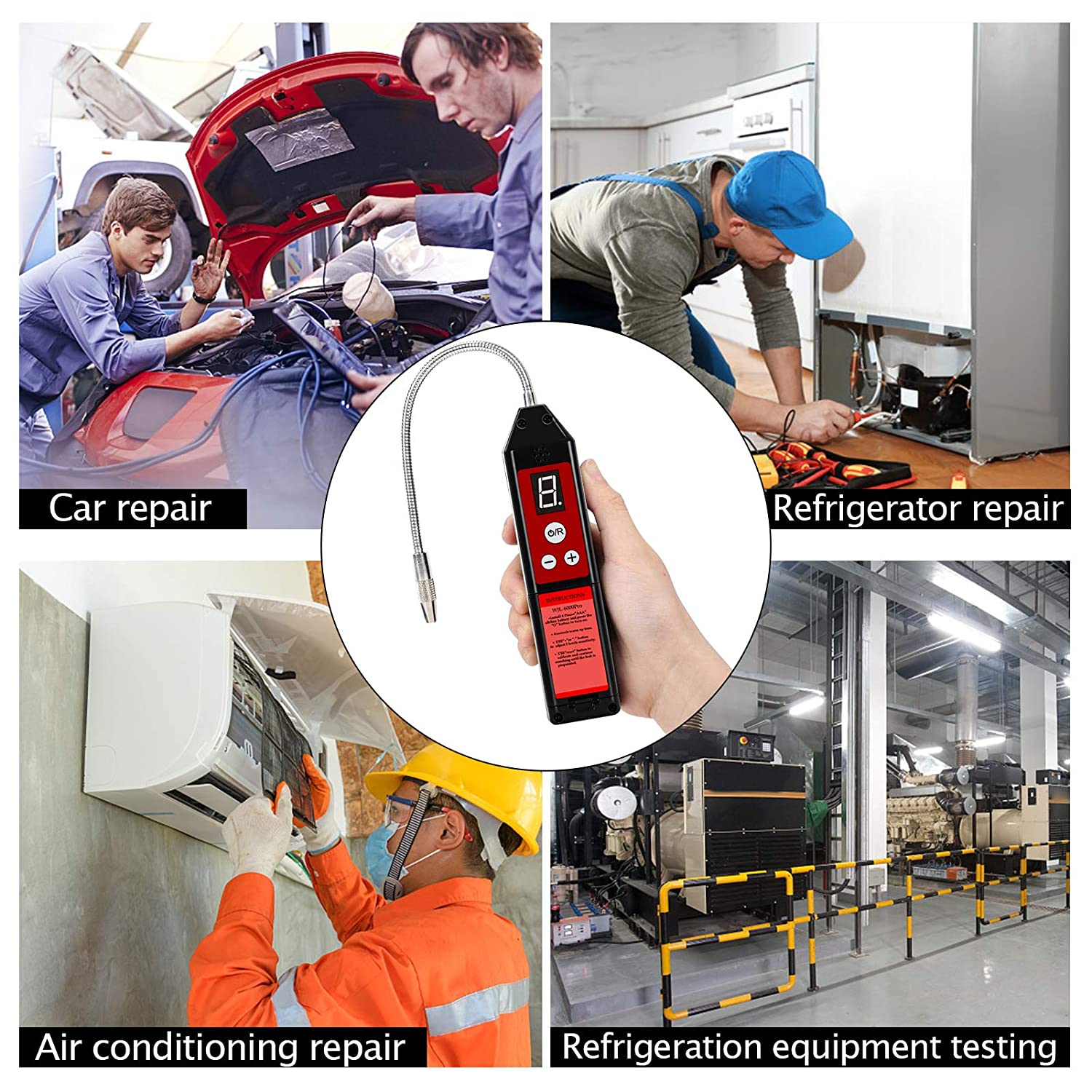 Aprvtio WJL-6000Pro Refrigerant Leak Detector