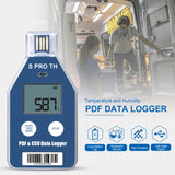 Spro-TH Single Use Temperature And Humidity Data Logger with LCD display, Contact us for Quote