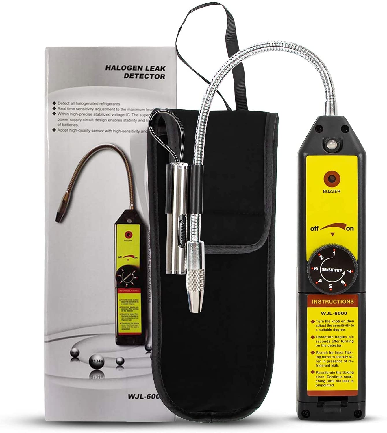 Aprvtio WJL-6000 UV Refrigerant Leak Detector