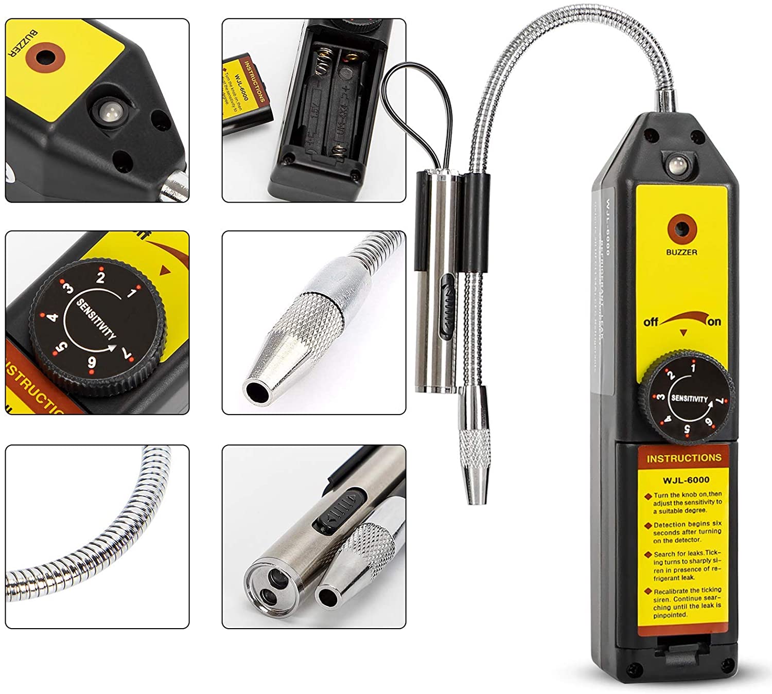 Aprvtio WJL-6000 UV Refrigerant Leak Detector