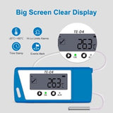 TE-04 Probe CSV&PDF USB Reusable Temperature Data Logger External Probe -22℉~158℉ Pre-order