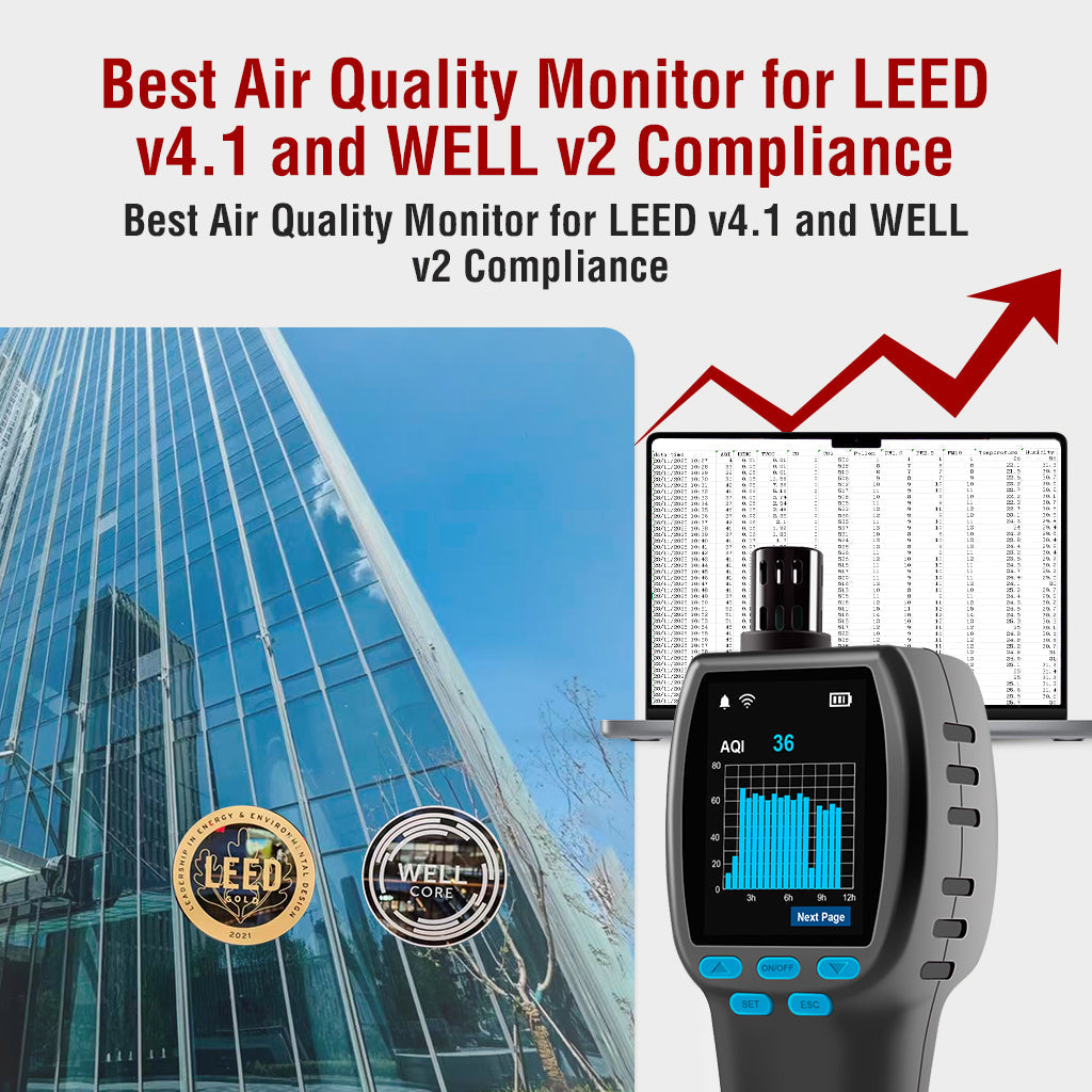 Best Air Quality Monitor for LEED v4.1 and WELL v2 Compliance (2026 Guide)