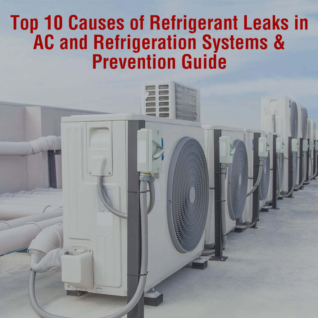 Top 10 Causes of Refrigerant Leaks in AC and Refrigeration Systems & Prevention Guide