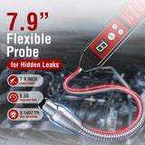 Aprvtio WJL-6000Pro Chiller Refrigerant Leak Detector with LCD Display with Audible & Visual Alarms up to 0.14 oz/yr Sensitivity, HVAC Leak Detector with 7.9" Probe Air Conditioning Detection