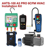 APRVTIO A3 HVAC Tool Kit – Complete Professional AC Refrigeration Service Set with Digital Manifold Gauge, Recovery Machine, Vacuum Pump, Refrigerant Scale, Leak Detector & K-Type Thermometer