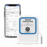 ThermElc TE-B2 ET 10PCS Bluetooth Temperature Data Logger with External Probe, Tank Thermometer Aquarium Auto PDF CSV Report, Compare Multi-Devices Data, Monitor Cold & Frozen Storage
