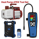 APRVTIO A3 Heat Pump ATEX Tool Set – HVAC Service Kit with ATEX Vacuum Pump, ALD-100 Refrigerant Leak Detector & ACS-220B Refrigerant Scale