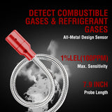 Refrigerant Leak Detector, Aprvtio WJL-6000PRO Combine PPM Freon & Combustible Gas Leak Detector with Loud Alarm, 1800mAh Rechargeable Battery for R134A R410A Propane Methane