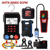 Air Conditioner Installation Tool Kit – HVAC AC Service Set with Refrigerant Leak Detector, Refrigerant Scale, K-Type Thermometer, Digital Manifold Gauge Set & Vacuum Pump