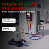 APRVTIO HVAC Charging Kit – Refrigerant Charging Tool Set with Manifold Gauge, Refrigerant Scale & K-Type Thermometer