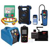 Aprvtio AHTS-100S DC 12CFM HVAC Tool Set with Digital Manifold, K-type Thermometer, Refrigerant Leak Detector, Recovery Machine, Dual Stage DC 6CFM Vacuum Pump, Refrigerant Scale with Bubble Level (Pre-order)