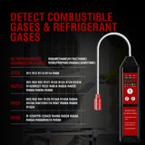 Refrigerant Leak Detector, Aprvtio WJL-6000PRO Combine PPM Freon & Combustible Gas Leak Detector with Loud Alarm, 1800mAh Rechargeable Battery for R134A R410A Propane Methane