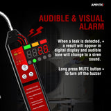 Refrigerant Leak Detector, Aprvtio WJL-6000PRO Refrigerant Gas Leak Detector with Dual Detection Modes PPM &%LEL, AC Freon Leak Detector Kit for Auto AC Repair, R134a R12 R22 R410A CFCs HCFCs HFCs HFOs HCs
