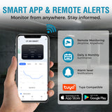 Carefor CF-200 Digital Radon Detector for Home, with APP,  Humidity, Temperature, 12‑Hour On‑Screen Charts & CSV Reports, Audible & Visual Alarms (Pre-order)