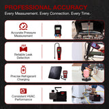 APRVTIO Air Condition installation Complete Digital Set AHTS-300 Series, with Refrigerant Leak Detector, Digital Manifold Gauge, Refrigerant Scale, K-Type Thermometer, Recovery Machine & Vacuum Pump
