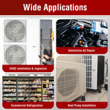 HVAC Refrigerant Leak Detector, Aprvtio ALD-100 2-in-1 A2L A1 Freon Leak Detector with TFT Screen, 3 Sensitivity Modes & 2 Alarm Types, Air Conditioning Detector HVAC for R134a R410A R32 R454B R290