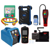 Aprvtio AHTS-100 PRO DC 12CFM HVAC Tool Set with Digital Manifold, K-type Thermometer, Refrigerant Leak Detector, Recovery Machine, Dual Stage DC 6CFM Vacuum Pump, Refrigerant Scale with Bubble Level (Pre-order)