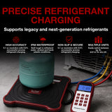 Air Conditioner Installation Tool Kit – HVAC AC Service Set with Refrigerant Leak Detector, Refrigerant Scale, K-Type Thermometer, Digital Manifold Gauge Set & Vacuum Pump