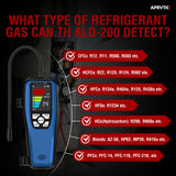 Aprvtio ALD-200  AC Refrigerant Leak Detector for HVAC, Car, Refrigerator