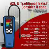 HVAC Refrigerant Leak Detector, Aprvtio ALD-100 2-in-1 A2L A1 Freon Leak Detector with TFT Screen, 3 Sensitivity Modes & 2 Alarm Types, Air Conditioning Detector HVAC for R134a R410A R32 R454B R290