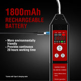 Refrigerant Leak Detector, Aprvtio WJL-6000PRO Combine PPM Freon & Combustible Gas Leak Detector with Loud Alarm, 1800mAh Rechargeable Battery for R134A R410A Propane Methane