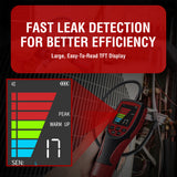 Aprvtio ALD-200 Pro HVAC Refrigerant Leak Detector for A3 A2L A1 Refrigerants, Automotive AC Leak Detection Kit with 0.14 oz/yr Sensitivity for R454B R134a