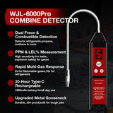 Air Conditioner Installation Tool Kit – HVAC AC Service Set with Refrigerant Leak Detector, Refrigerant Scale, K-Type Thermometer, Digital Manifold Gauge Set & Vacuum Pump