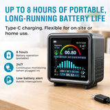 Carefor CF-200 Digital Radon Detector for Home, with APP,  Humidity, Temperature, 12‑Hour On‑Screen Charts & CSV Reports, Audible & Visual Alarms (Pre-order)