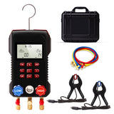 Aprvtio AHTS-200S 12CFM Air Conditioning Service Tool Set with Digital Manifold with Horse, Temperature Clamps, DC 12CFM Dual Stage Vacuum Pump, Refrigerant Leak Detector, Recovery Machine, Refrigerant Scale（Pre-order)