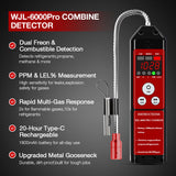 APRVTIO Air Condition Basic Set – Digital Manifold Gauge & Refrigerant Leak Detector Kit for HVAC AC Installation, Maintenance & Leak Detection