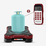 Aprvtio ACS-220B Bluetooth Refrigerant Measuring Scale with Level, New Upgrade Water Dust and Oil Resistant