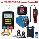 APRVTIO Refrigeration Kit – Complete Refrigeration Service Tool Set with Recovery Machine, Leak Detector, Digital Manifold Gauge & Refrigerant Scale