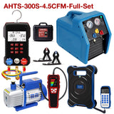 APRVTIO Mini Split Installation Kit – Complete HVAC Service Set with Vacuum Pump, Digital Manifold, Leak Detector & Refrigerant Scale, Recovery Machine