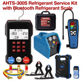 APRVTIO Refrigeration Kit – Complete Refrigeration Service Tool Set with Recovery Machine, Leak Detector, Digital Manifold Gauge & Refrigerant Scale