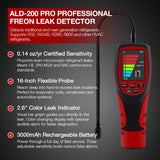 APRVTIO Air Condition Basic Set – Digital Manifold Gauge & Refrigerant Leak Detector Kit for HVAC AC Installation, Maintenance & Leak Detection