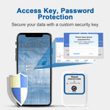 ThermElc TE-B2 10PCS Bluetooth Temperature Data Logger, Auto PDF CSV Report, Compare Multi-Devices Data, Monitor Cold & Frozen Storage