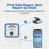ThermElc TE-B2 10PCS Bluetooth Temperature Data Logger, Auto PDF CSV Report, Compare Multi-Devices Data, Monitor Cold & Frozen Storage