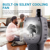air quality monitor build in silent cooling fan